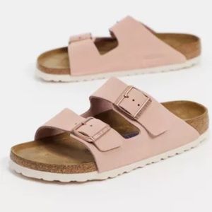 Birkenstock Arizona Nubuck in Pink